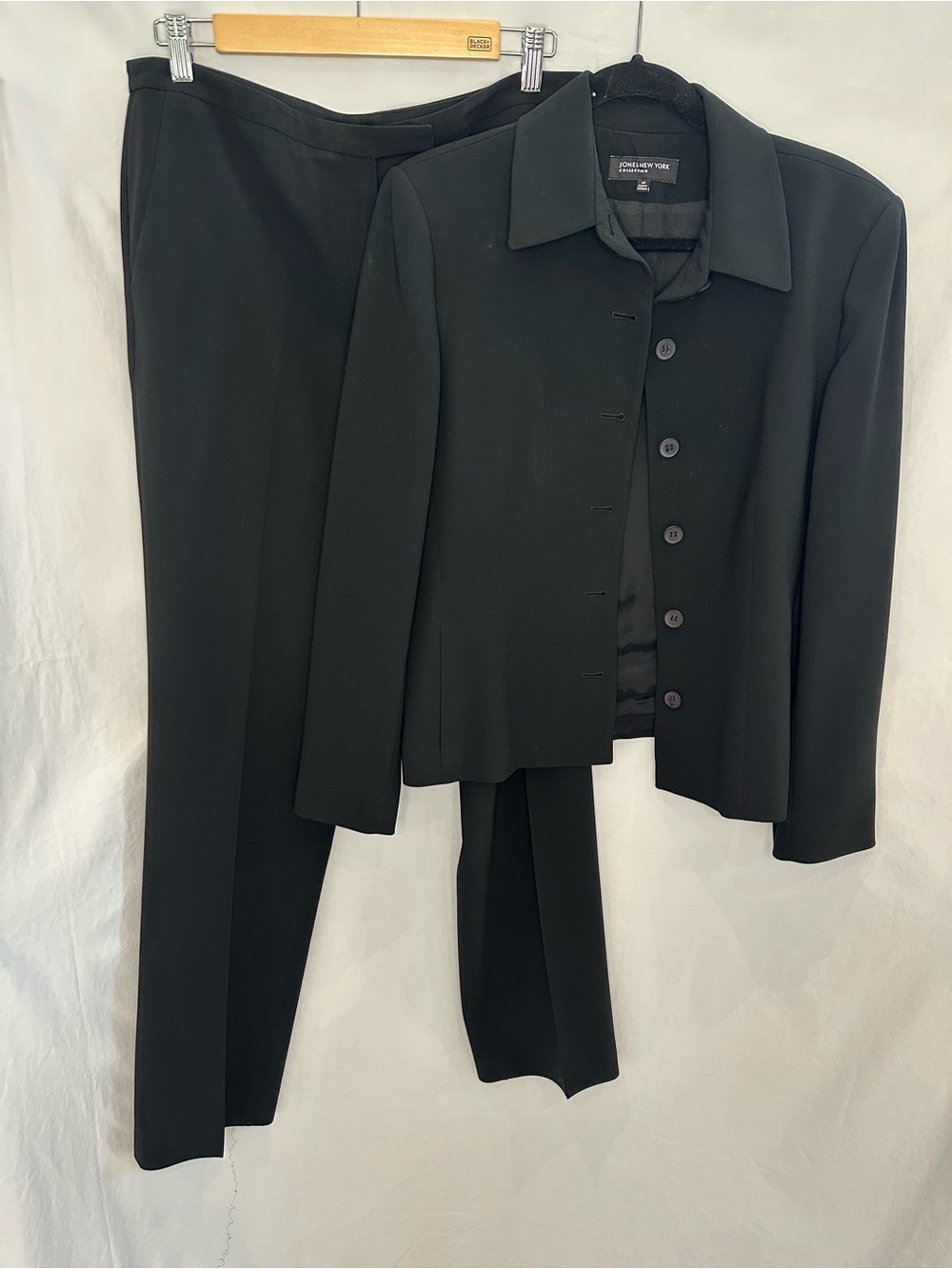 Jones New York Black Women's Two-Piece Suit Jacket & Pants